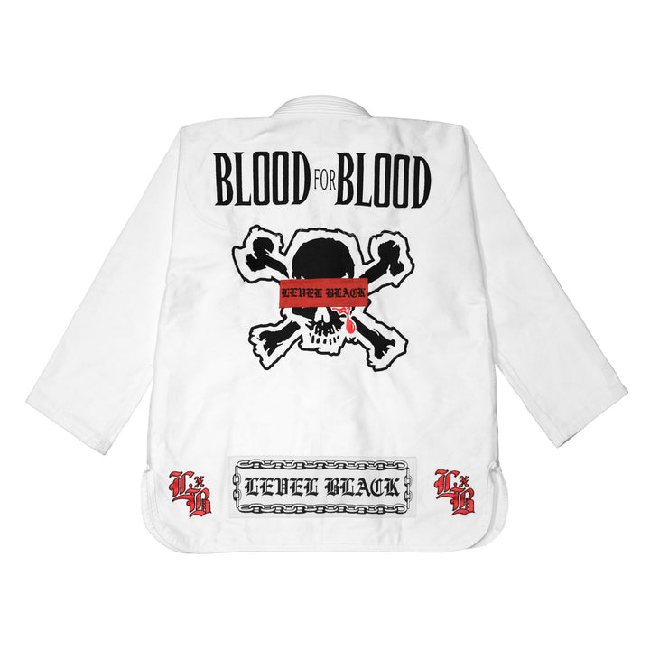 Blood For Blood White Kimono