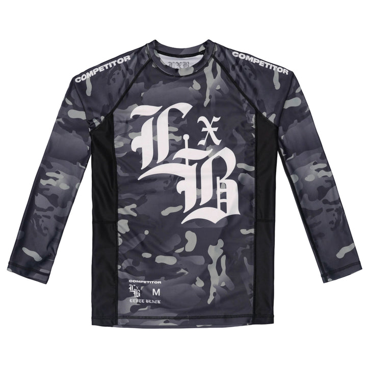 Moonlight Camo Competitor LS Rash Guard