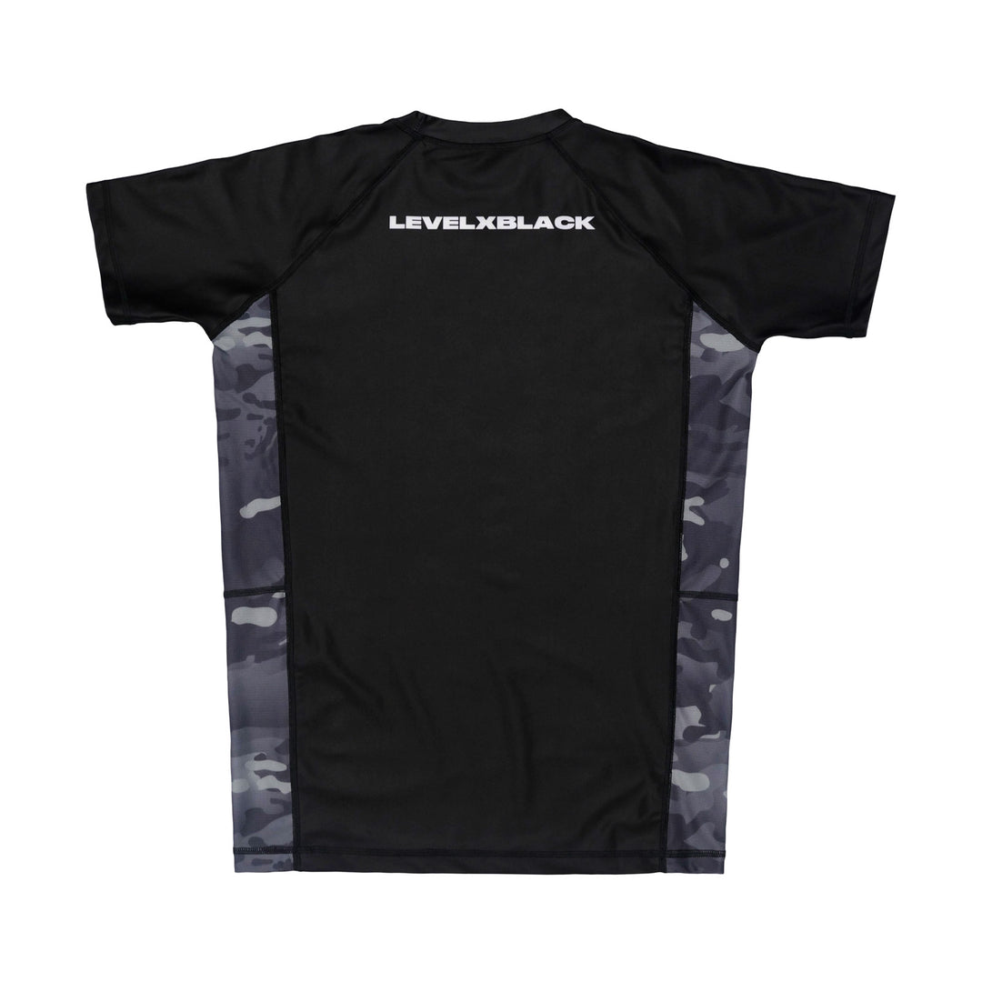 Moonlight Camo Competitor Black Rash Guard