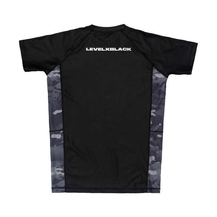 Moonlight Camo Competitor Black Rash Guard