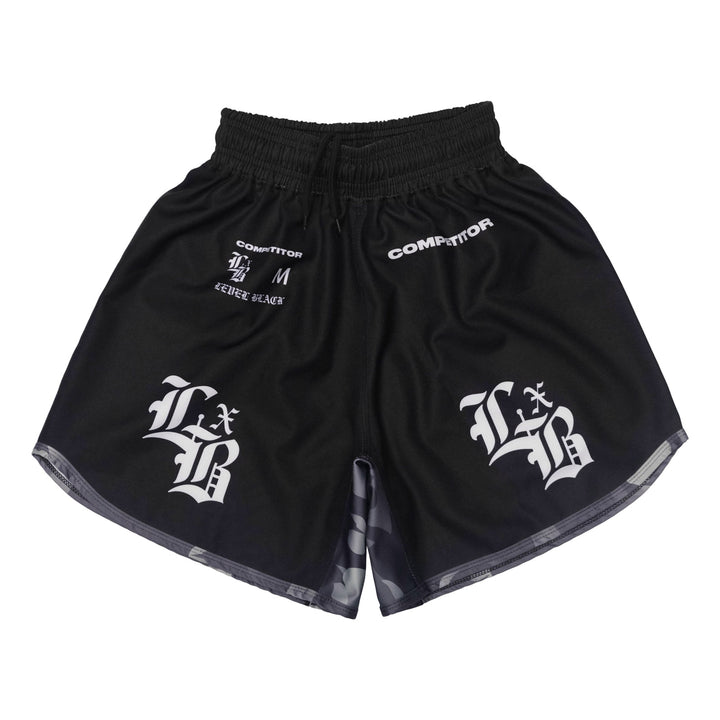 Moonlight Camo Competitor Black Training Shorts
