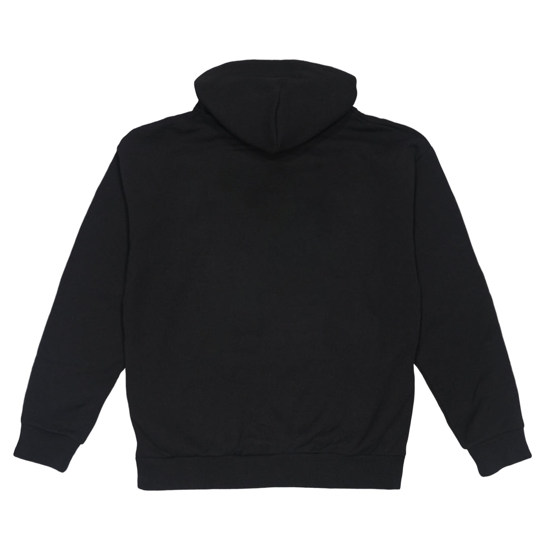 Embroidered Lockdown Black Ultra Premium Hoodie