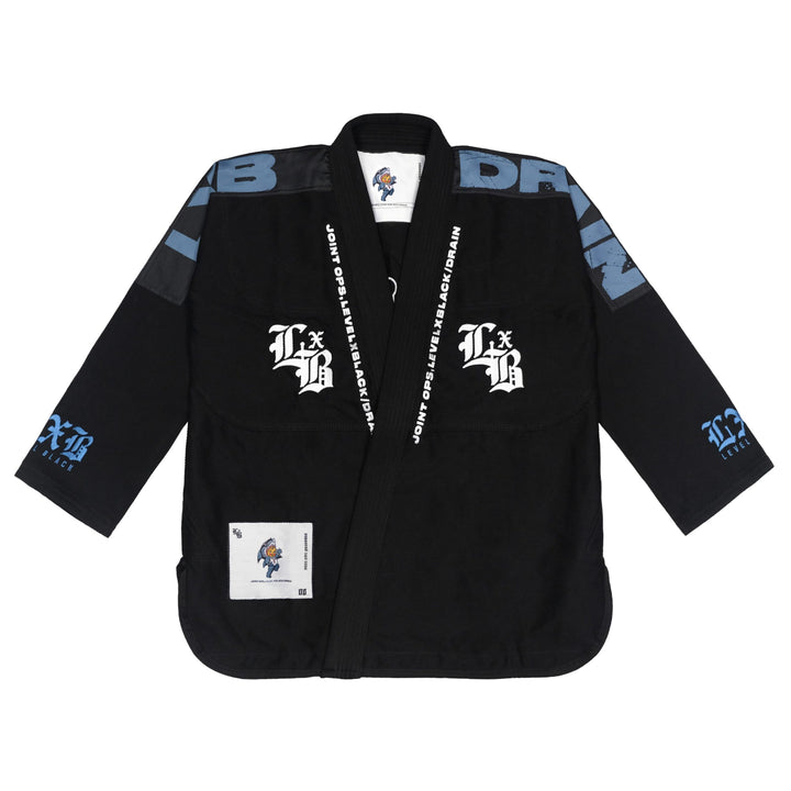 Drain Black Kimono
