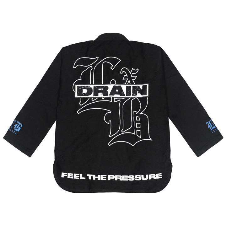 Drain Black Kimono