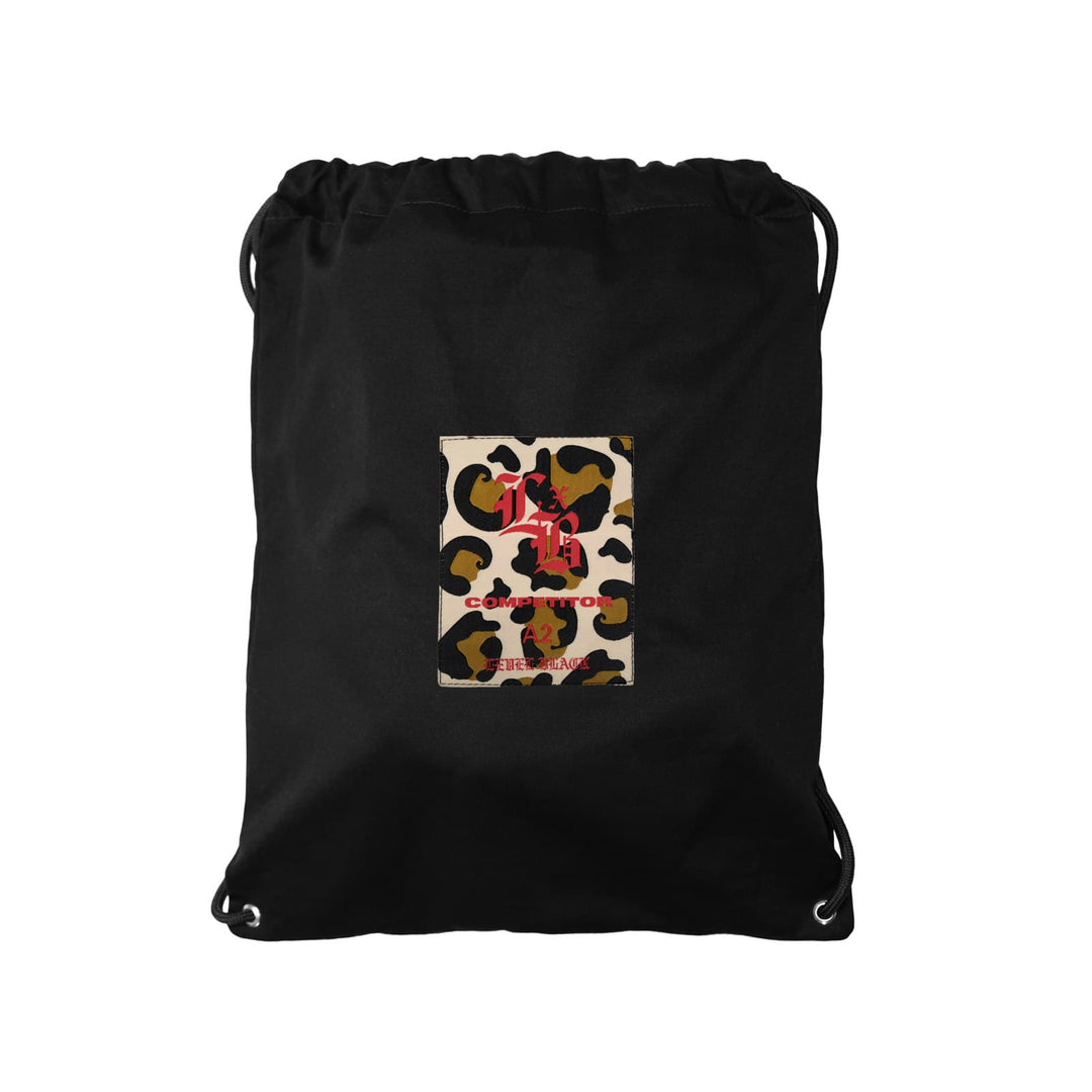 Pink Leopard Competitor Black Kimono