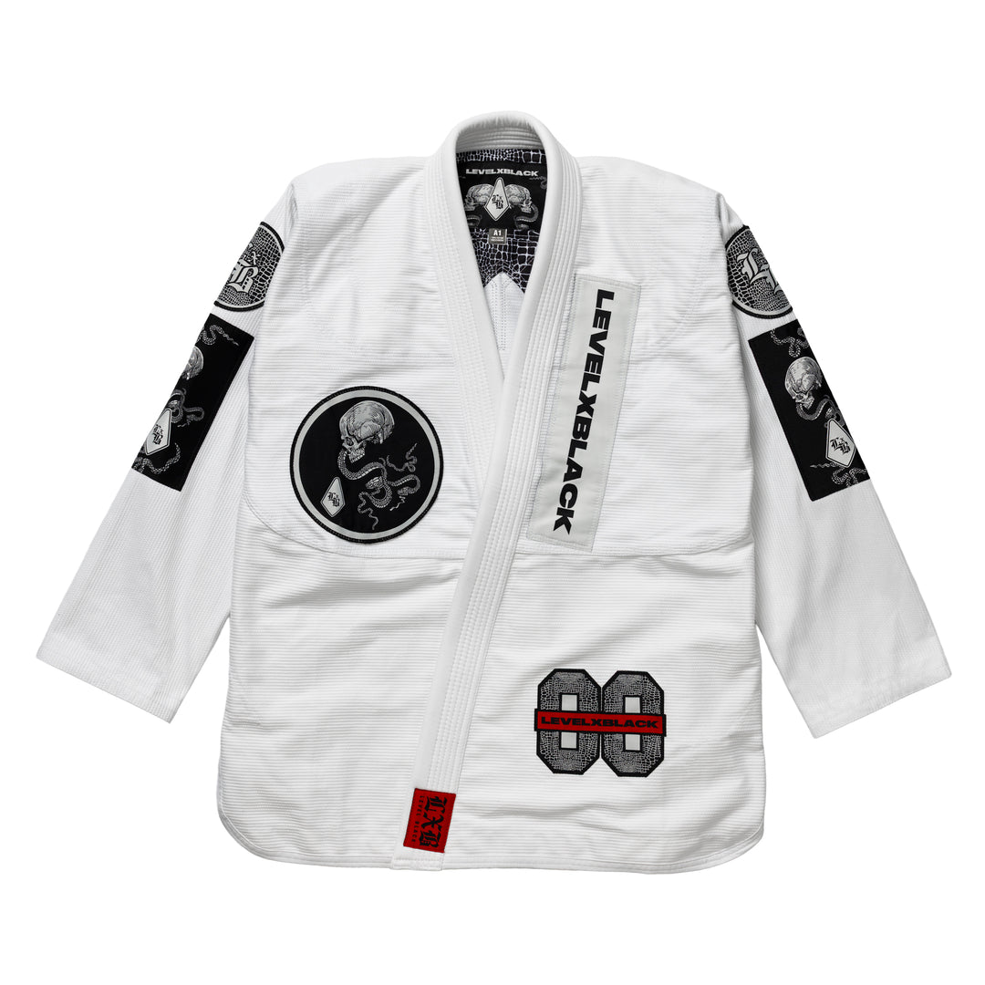 Gothic Serpent White Kimono
