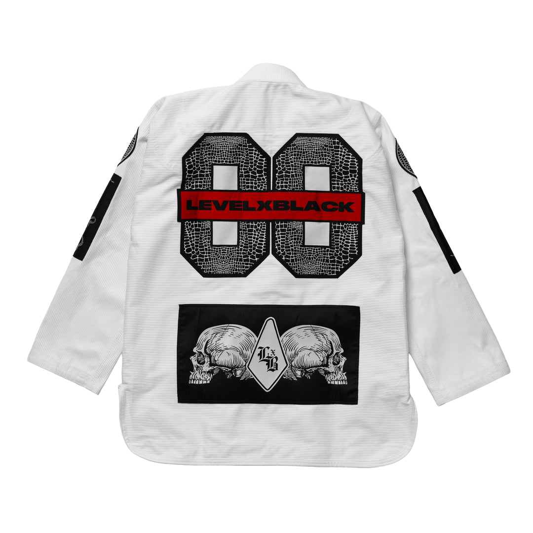 Gothic Serpent White Kimono