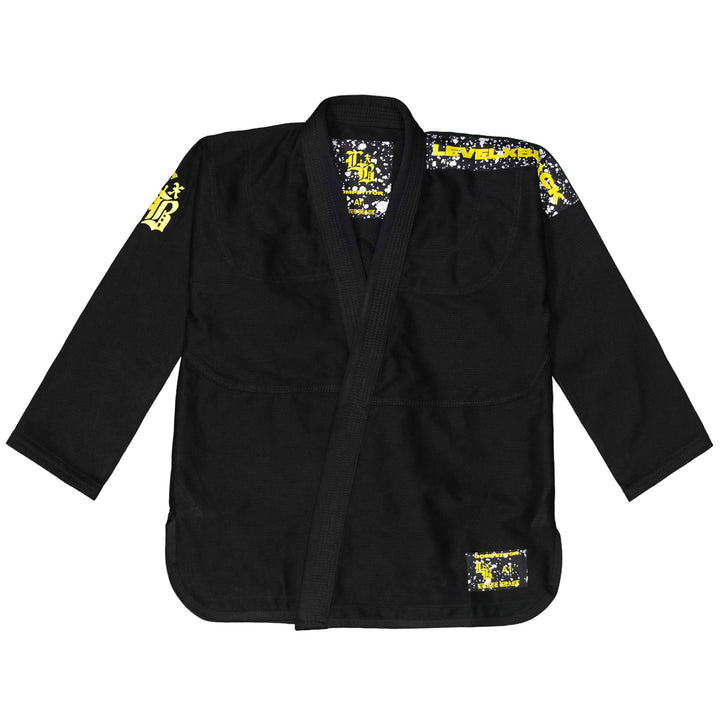 Neon Splatter Competitor Black Kimono