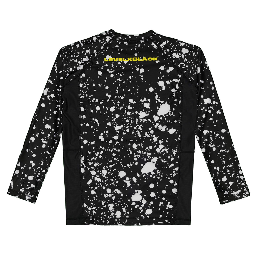 Neon Splatter Competitor LS Rash Guard