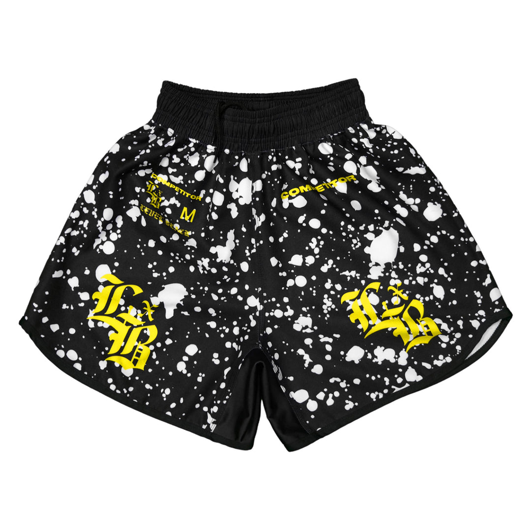 Neon Splatter Competitor Training Shorts