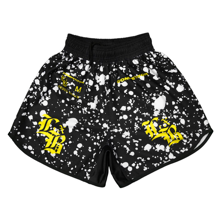 Neon Splatter Competitor Training Shorts