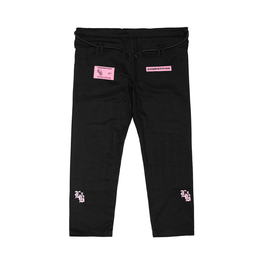 Pink Competitor Black Kimono