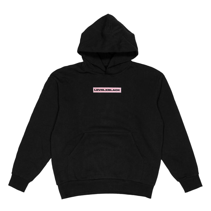 Pink Bar Embroidered Ultra Premium Hoodie
