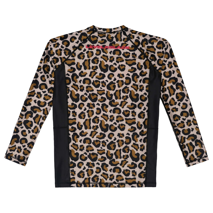 Pink Leopard Competitor LS Rash Guard