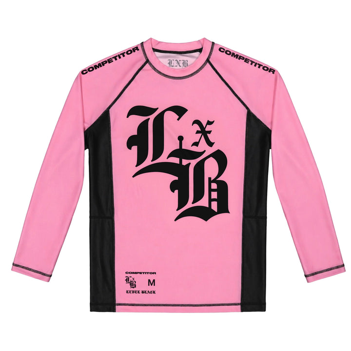 Pink Competitor LS Rash Guard