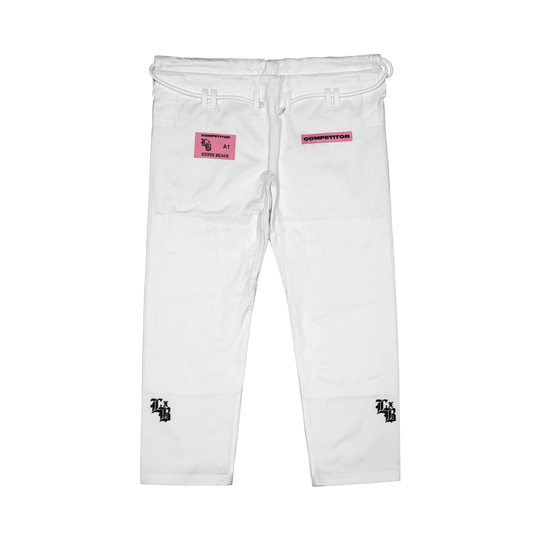 Pink Competitor White Kimono