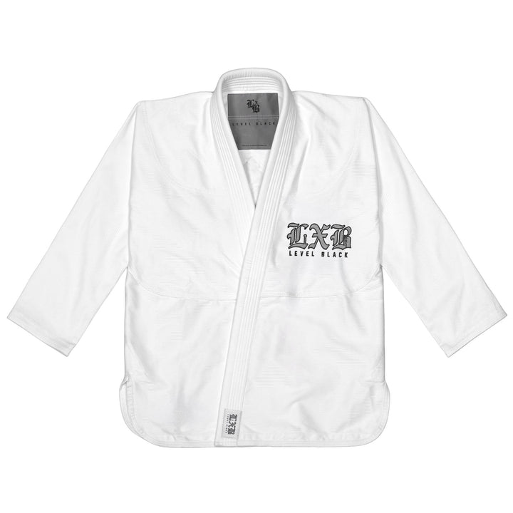 LXB Steel Gray White Kimono
