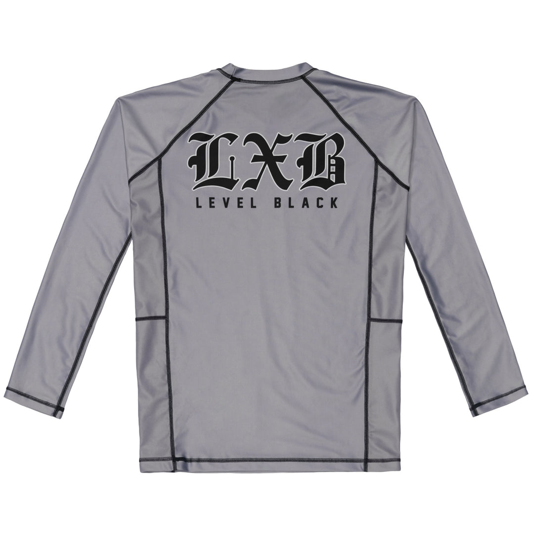 LXB Steel Gray LS Rash Guard
