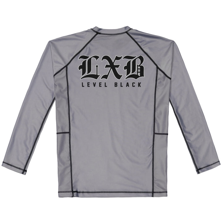 LXB Steel Gray LS Rash Guard