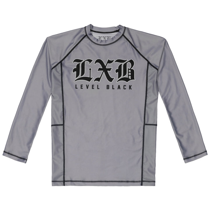 LXB Steel Gray LS Rash Guard