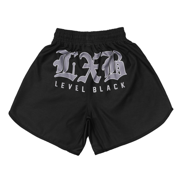 LXB Steel Gray Black Training Shorts