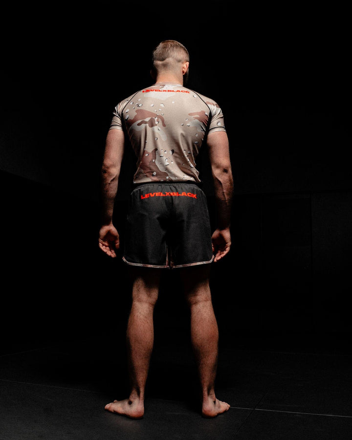 Desert Camo Competitor: worn, back view