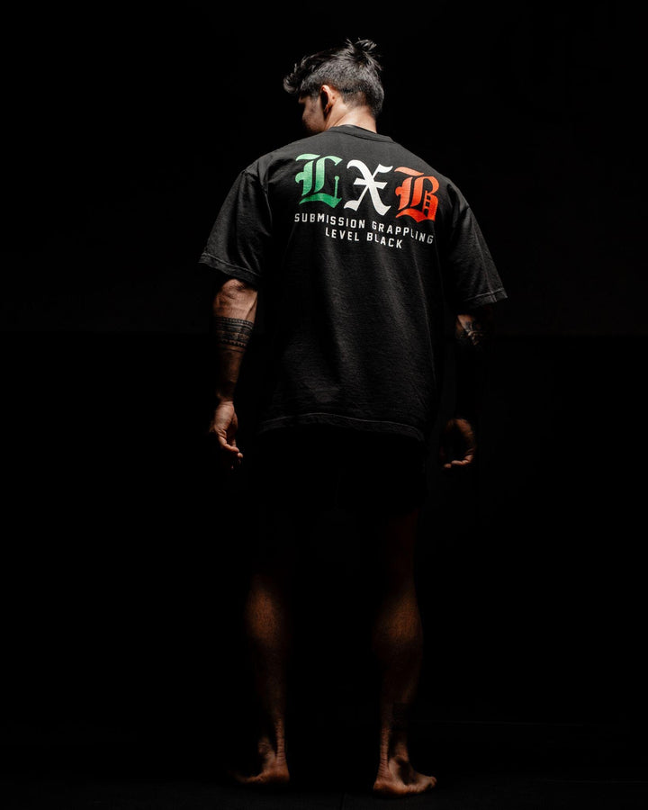 OG MX: worn, back view