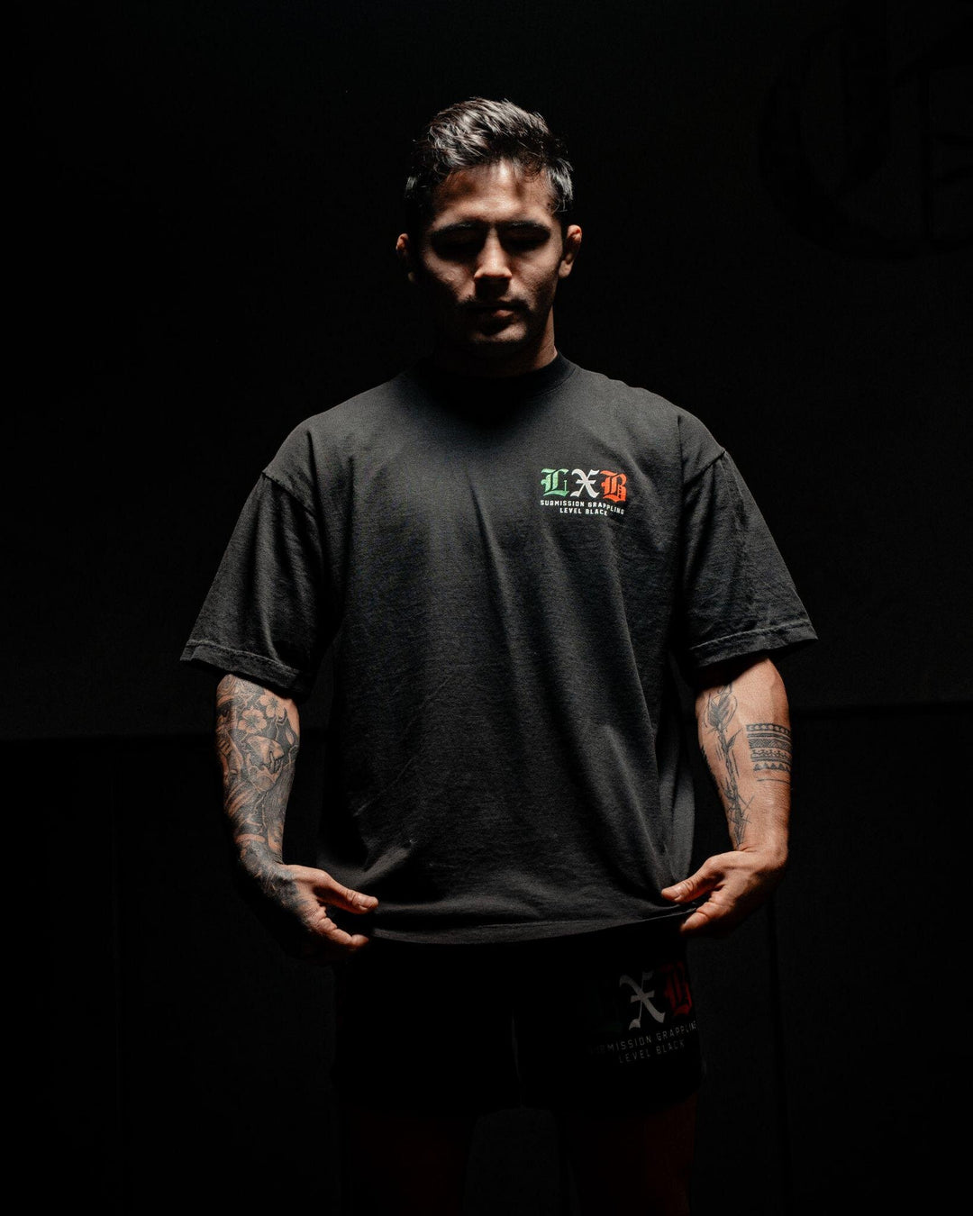 OG MX: worn, front view