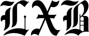 lxb black logo