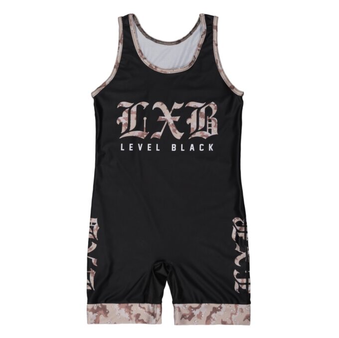 BLACK CAMO SINGLET