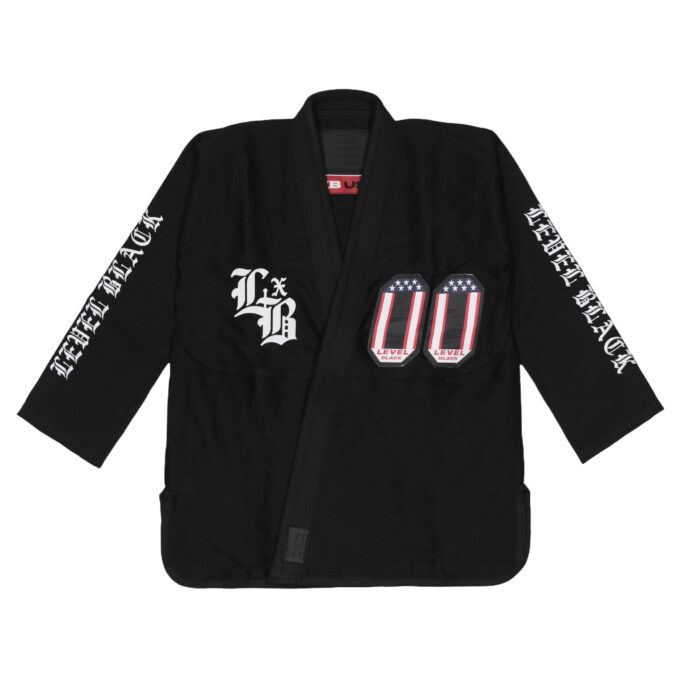 BLACK POWDER BLACK KIMONO
