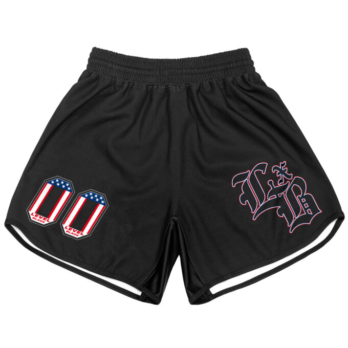 BLACK POWDER TRAINING SHORTS