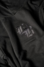 Embroidered Lockdown Black Ultra Premium Hoodie - Image 3