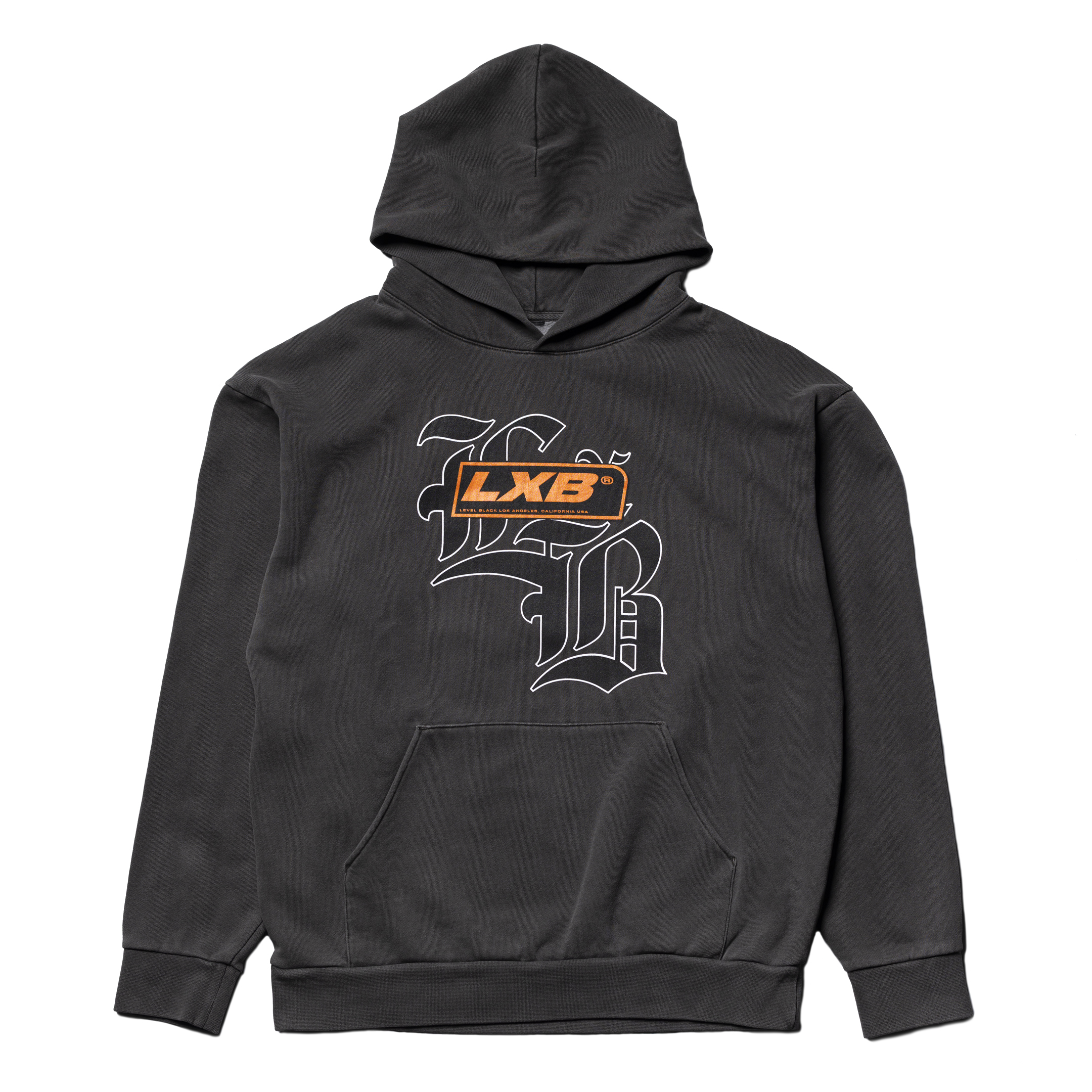 LXB112525SWeb-15 Speed Kills Vintage Black Ultra Premium Hoodie - Image 1