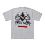 Gothic Serpent Heather Grey T-Shirt - Image 2