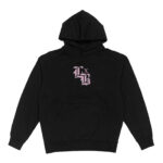 Embroidered Lockdown Pink Ultra Premium Hoodie