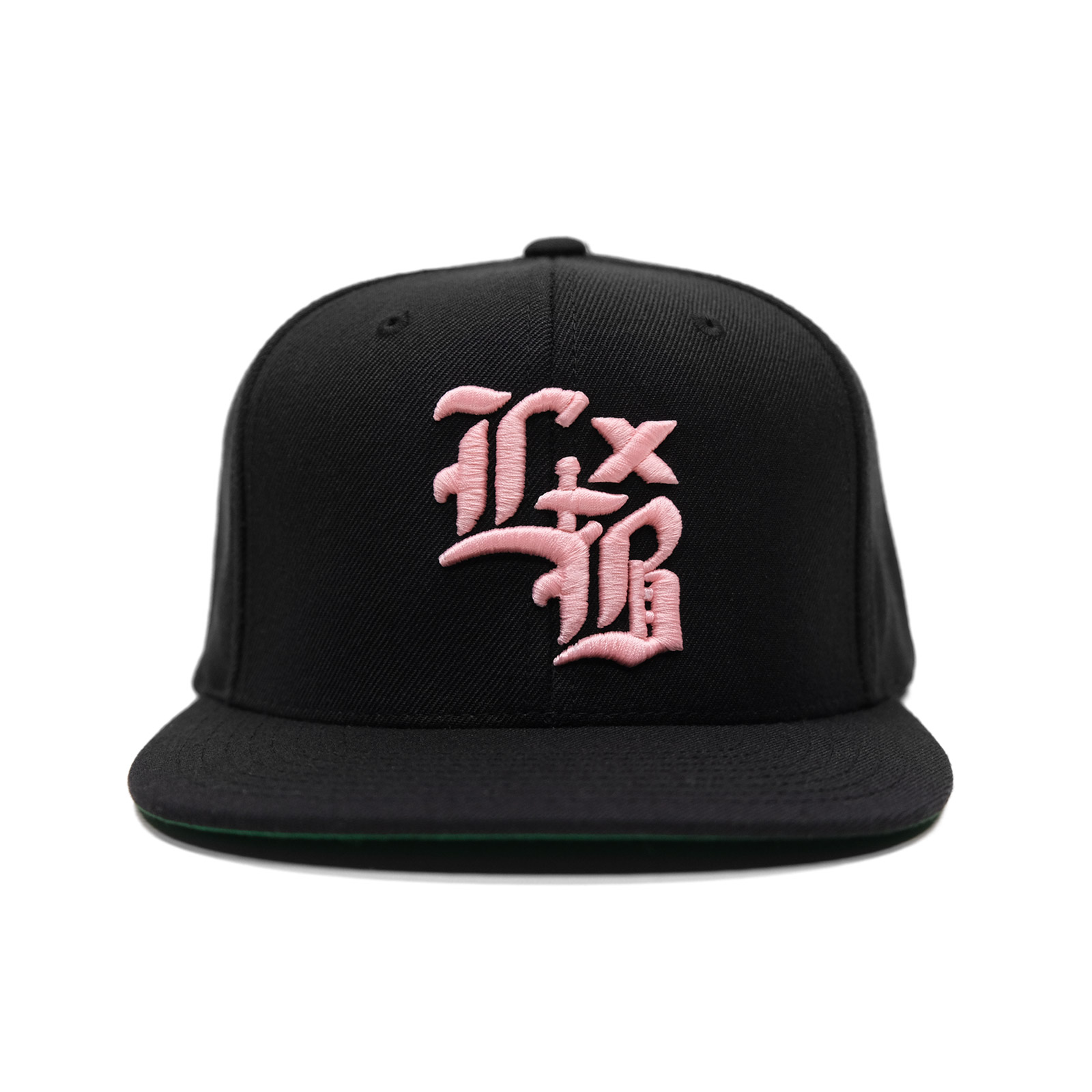 LXB-PINK-FRONT Pink Lockdown Snapback - Image 1