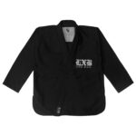 LXB Steel Gray Black Kimono